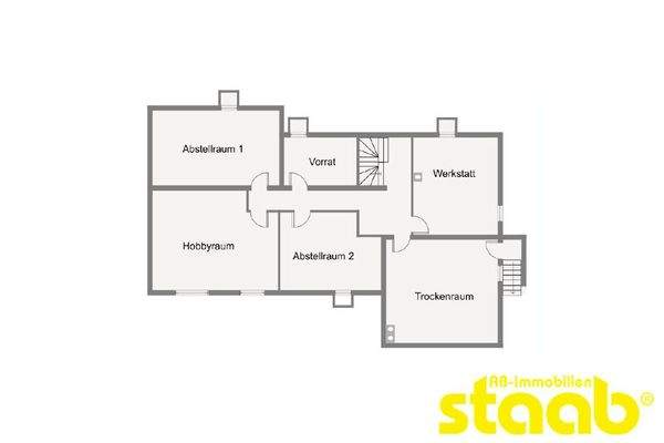 Grundrissbeispiel Keller