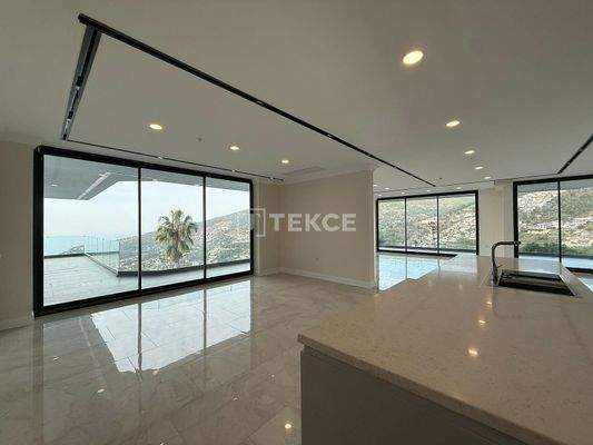Turnkey Sea-View Villa in Alanya Antalya a with Smart Home Systems