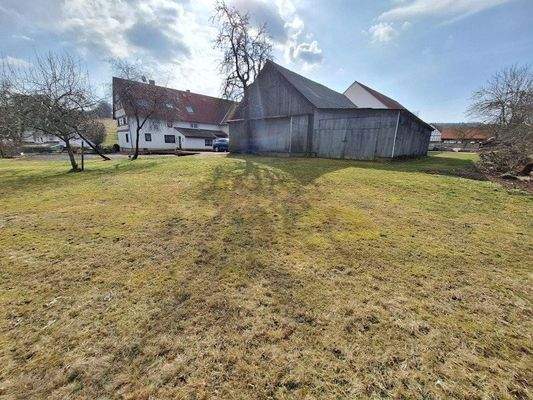 Blick auf das Anwesen