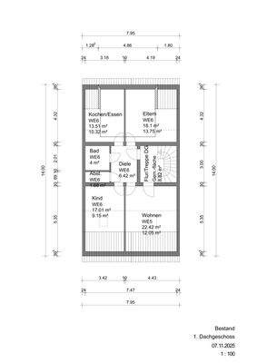 Grundriss Dachgeschoss