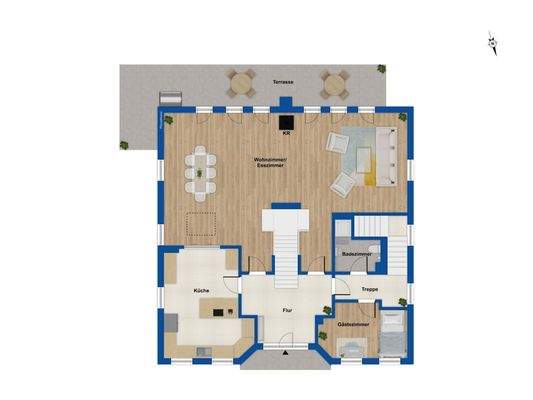 Grundriss Erdgeschoss