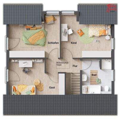 Grundriss Dachgeschoss