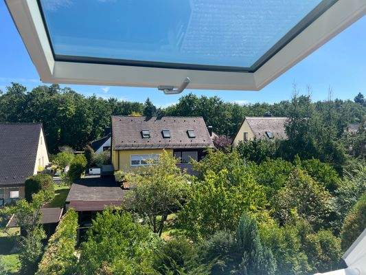 Ausblick aus dem Schlafzimmer