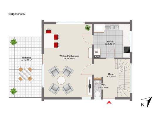 Grundriss Erdgeschoss