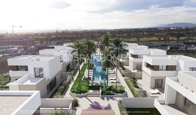 Modern 3-Bedroom Houses Near Serena Golf in Los Alcázares