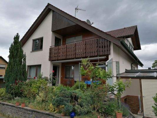 Hausansicht vom Garten aus