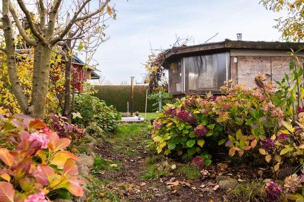 Garten mit Schuppen/Grillhütte