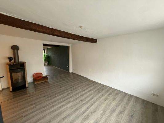 Blick von Wohn- ins Esszimmer EG