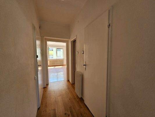 Vorzimmer Blick zum Wohnzimmer
