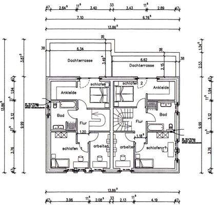 Grundriss Obergeschoss
