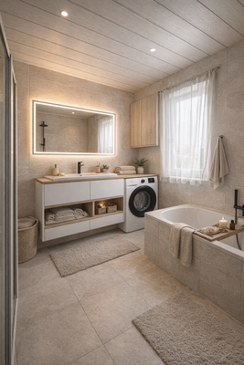 Unverbindliches Renovierungsbeispiel Bad 1.DG