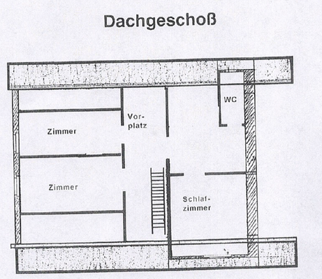 Grundriss Dachgeschoss