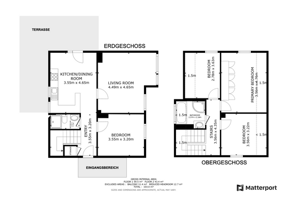 Grundrisse komplett Matterport-Scan