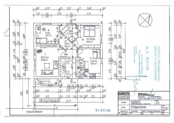 Grundriss Erdgeschoss