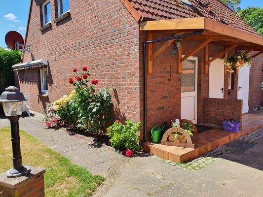 mit Beschattung im Sommer