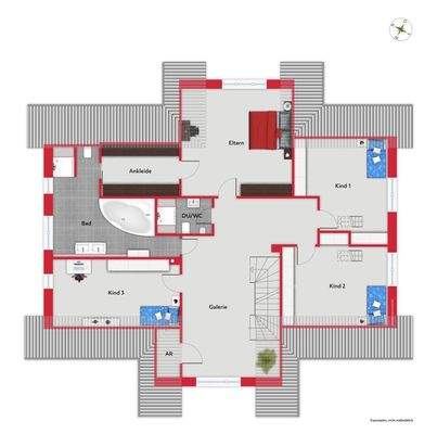 Grundriss Dachgeschoss