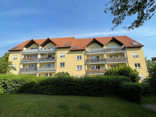 Rückansicht des Gebäudes
