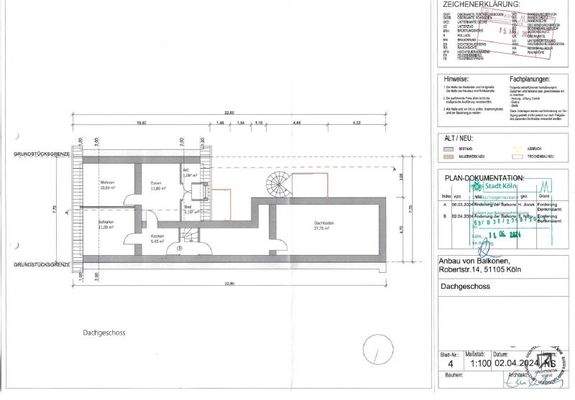 Grundriss Dachgeschoss