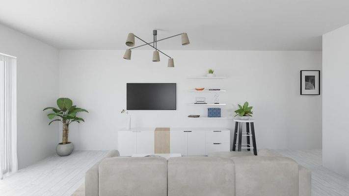 Visualisierung 1. DG Wohnen