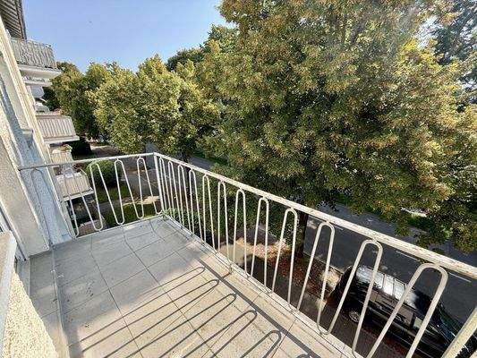 Balkon am Wohnzimmer