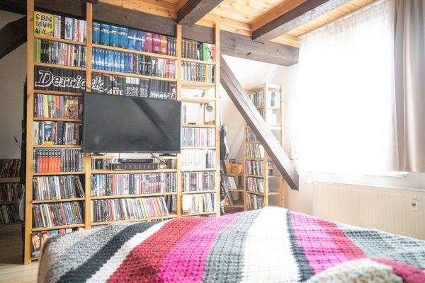 Die offenen Balken sind ein Blickfang.