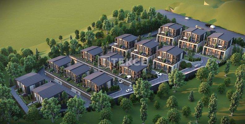 Detached Twin Villa Project in Başakşehir Bahçeşehir