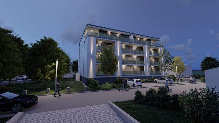 Nachtansicht Rückfront