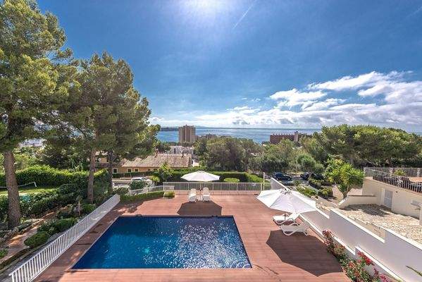 Pool in apartment in Cas Català