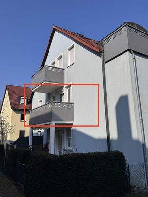 Außenansicht Balkon
