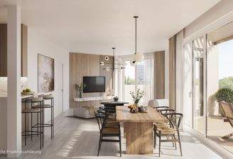 Offener Wohn- und Essbereich