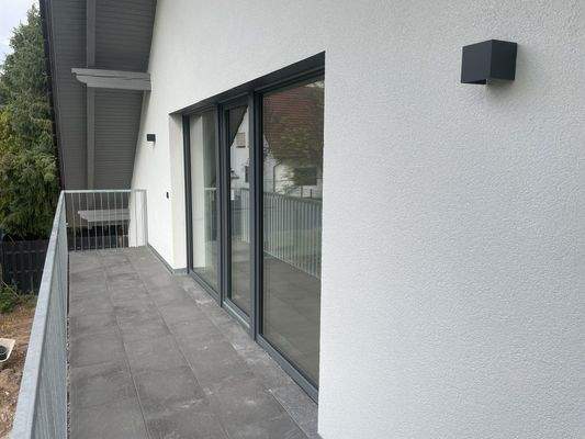 Balkon zur Westseite