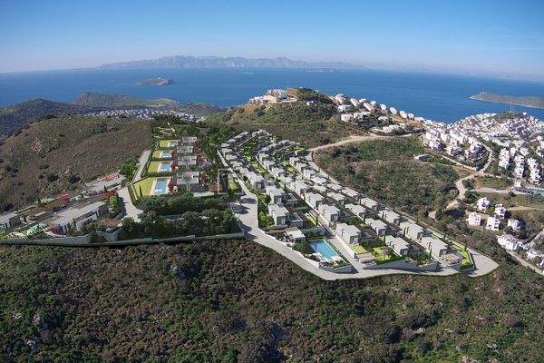 Detached Sea-View Villas with Private Pools in Gümüşlük Bodrum