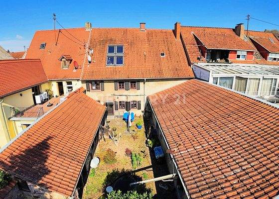 Rückansicht des Hauses