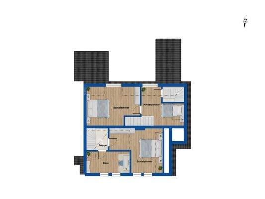 Grundriss Obergeschoss