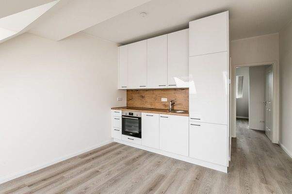 Wohnen mit integrieter Küche