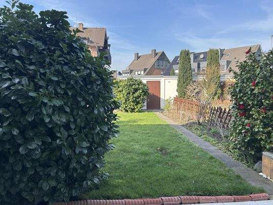 Garten, Zugang Garage