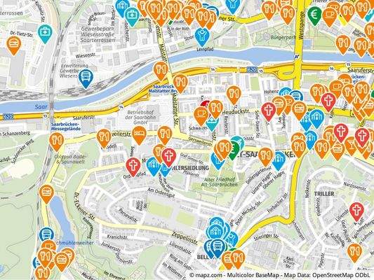 Geolyzer Kartenausschnitt
