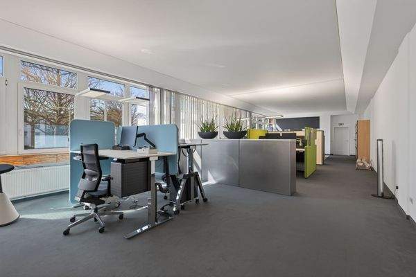 Separater Büroabschnitt