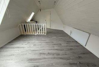 Wohnzimmer mit Küche