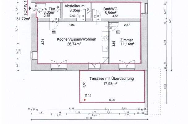 Grundriss Wohnung