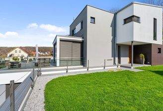 Rasen auf dem Garagendach