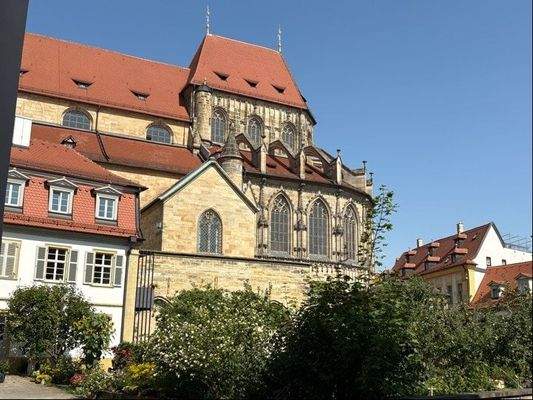 Blick aus der Wohnung im DG zur Oberen Pfarre