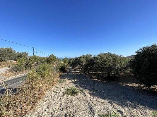 Kreta, Episkopi: Grundstück mit Meerblick, nahe dem Strand zu verkaufen