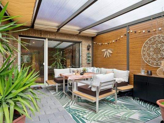 überdachte Terrasse