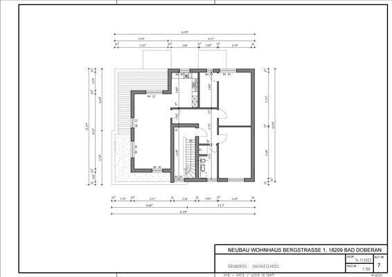  BERGSTRASSE 1  DG  Maße