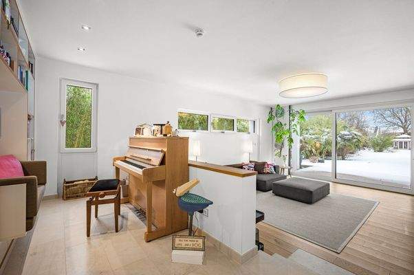 Gemütliche Ecke zum Musizieren/Lesen