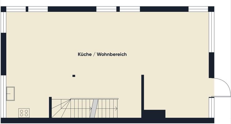 Grundrissplan ohne Maßstab OG