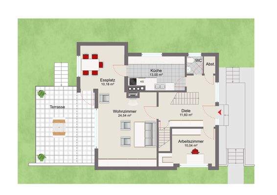 Grundriss Erdgeschoss