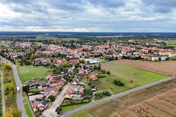 Ziesar aus der Vogelperspektive