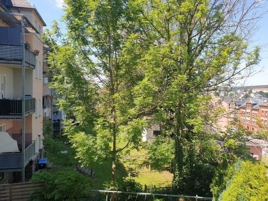 Ausblick vom Balkon